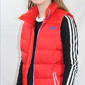 Red Northface Vest